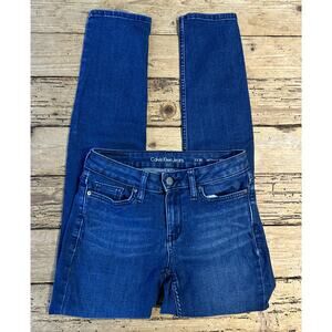 Calvin Klein Ultimate Skinny Blue Denim Jeans Womens size 2 x 30